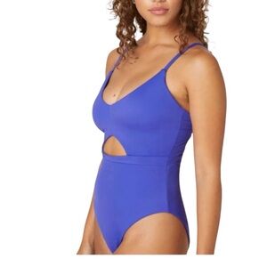 Andie Swim The Samoa One Piece Swimsuit Size M Lapis NWT